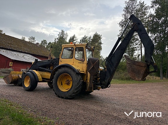 Traktorgrävare Volvo BM GM 614 med Hymas grävaggregat 3 of 30