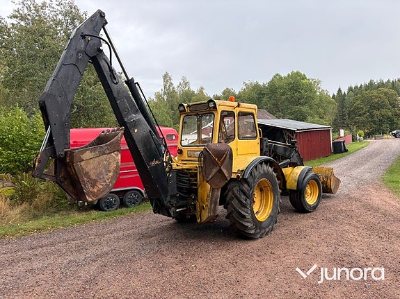 Traktorgrävare Volvo BM GM 614 med Hymas grävaggregat 7 of 30