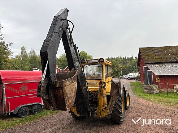 Traktorgrävare Volvo BM GM 614 med Hymas grävaggregat 6 of 30