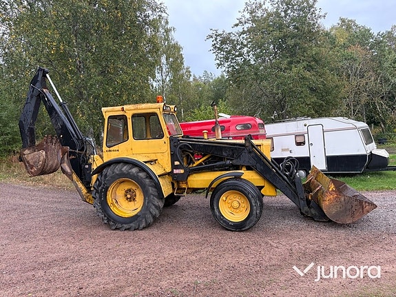 Traktorgrävare Volvo BM GM 614 med Hymas grävaggregat 10 of 30