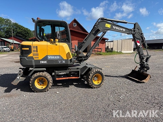 Hjulgrävare Volvo EW60E med tiltrotator och r 6 of 6