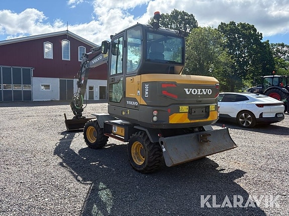 Hjulgrävare Volvo EW60E med tiltrotator och r 3 of 6
