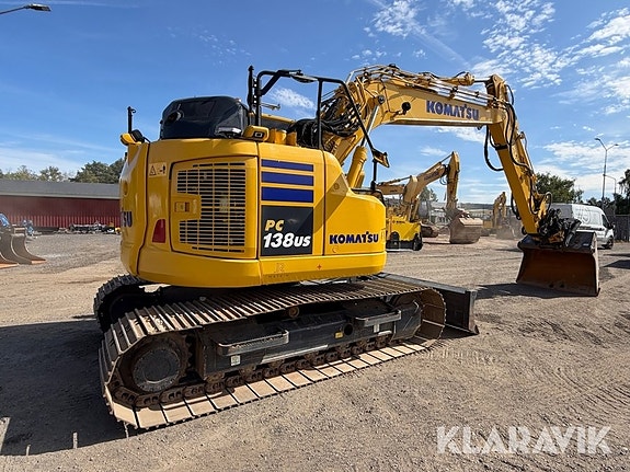 Grävmaskin Komatsu PC138US med Engcon EC219, 5 of 6