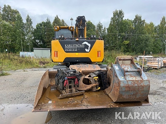 Grävmaskin Hydrema MX16 RAIL med redskap 4 of 6