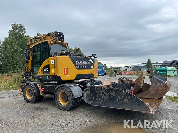 Grävmaskin Hydrema MX16 RAIL med redskap 3 of 6