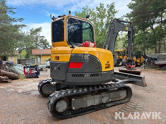 Grävmaskin Volvo ECR58 med Indexator tiltrota 4 of 6
