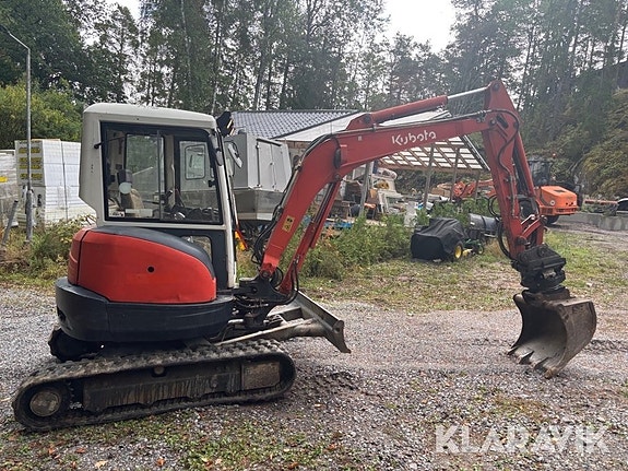 Grävmaskin Kubota 1135-3CV2 med tiltrotator & 6 of 6