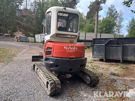 Grävmaskin Kubota 1135-3CV2 med tiltrotator & 4 of 6