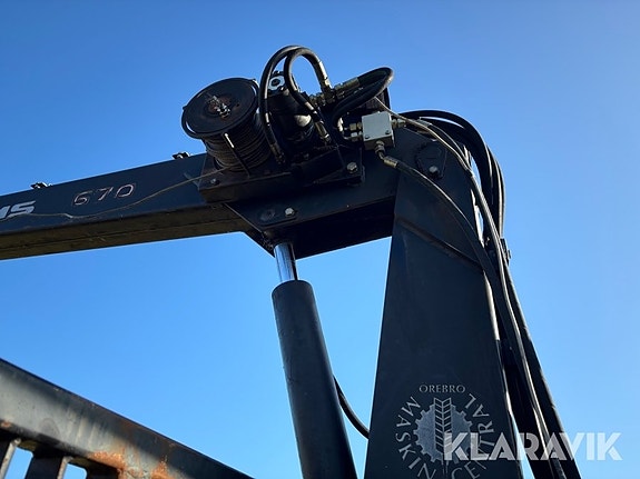 Huggarvagn med kran Palmse 670 6 of 6