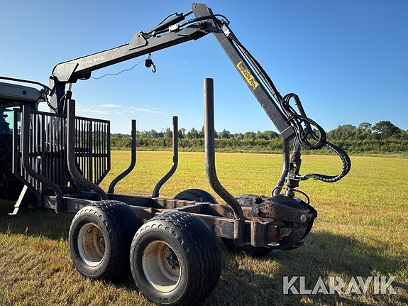 Huggarvagn med kran Palmse 670 3 of 6