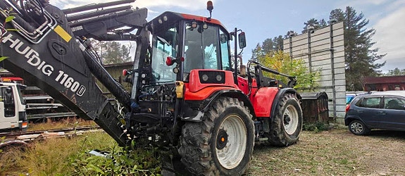 Huddig 1160 4WD Arbetskorg Grävaggregat Frontlastare 3 of 9