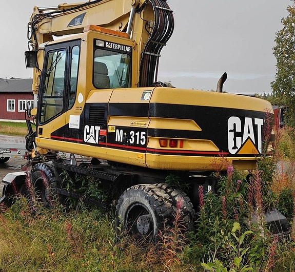 CAT M315 hjulgrävare Engcon tiltrotator Ca 10500 h Skopa 4 of 7