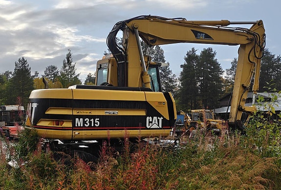 CAT M315 hjulgrävare Engcon tiltrotator Ca 10500 h Skopa 5 of 7