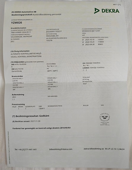 Volkswagen Passat 9 of 9