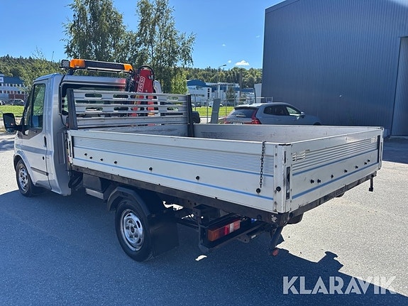 Flakbil med kran Ford Transit T300 2.2 TDCi 3 of 6