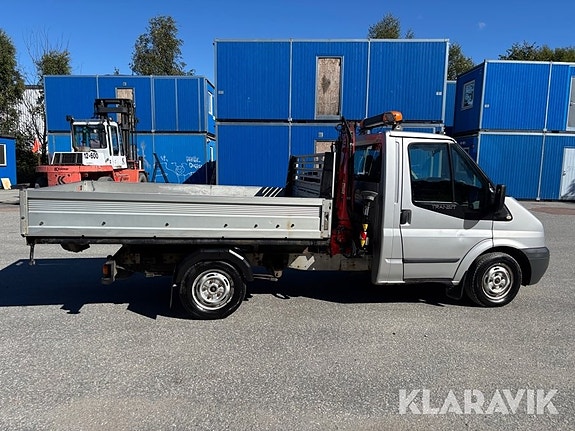 Flakbil med kran Ford Transit T300 2.2 TDCi 6 of 6