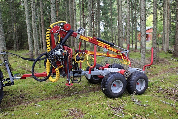 Kranman ATV Griplastarvagn T1750 4WD med 30-60 kran 2 of 10