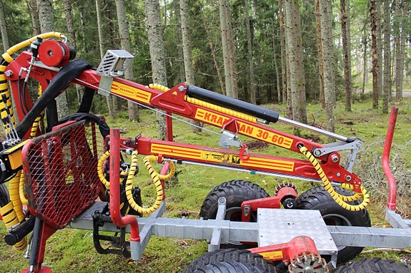 Kranman ATV Griplastarvagn T1750 4WD med 30-60 kran 8 of 10