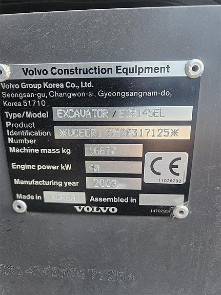 Volvo ECR145EL 15 of 15