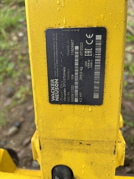 Wacker Neuson Vibroplatta Dpu 3750 Hets 3 of 3