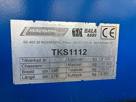 Bala Husqvarna TKS1112 7 of 7