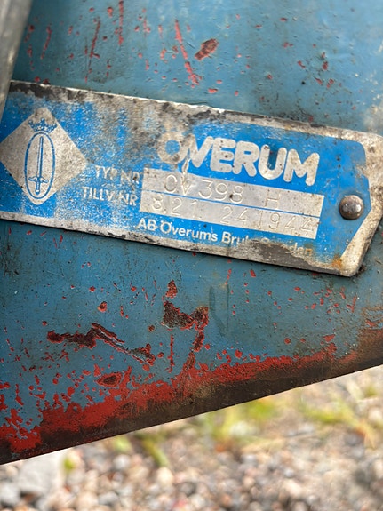 Överum CV 398 H 3skärig växelplog 7 of 7