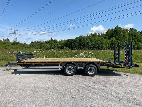 NC 2axl maskintrailer 16T lastvikt 2 of 24