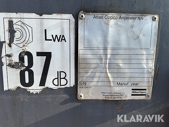 Dieselelverk Atlas Copco QAS60 60 kVA 4 of 6