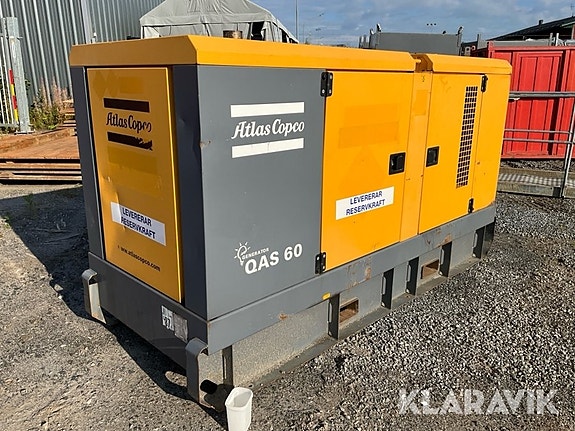 Dieselelverk Atlas Copco QAS60 60 kVA 3 of 6