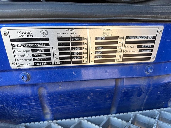 Scania R144LB6X2NA530 Serie 6361 14 of 15