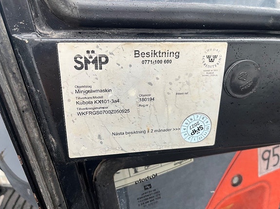 Kubota KX 101-3 A 2 6 of 8