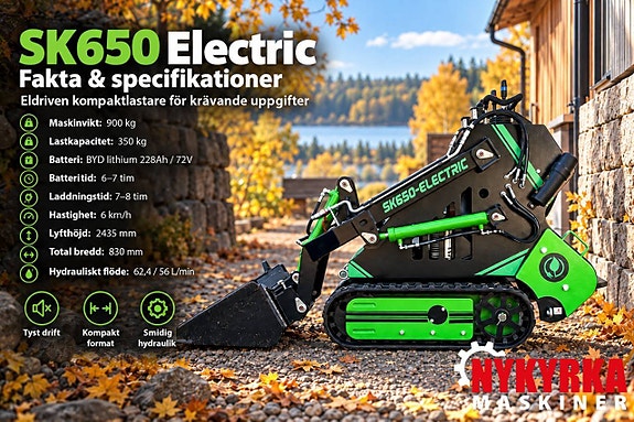 Skid Steer SK650 - Kompaktlastare - minidumper - BENSIN/EL 2 of 12