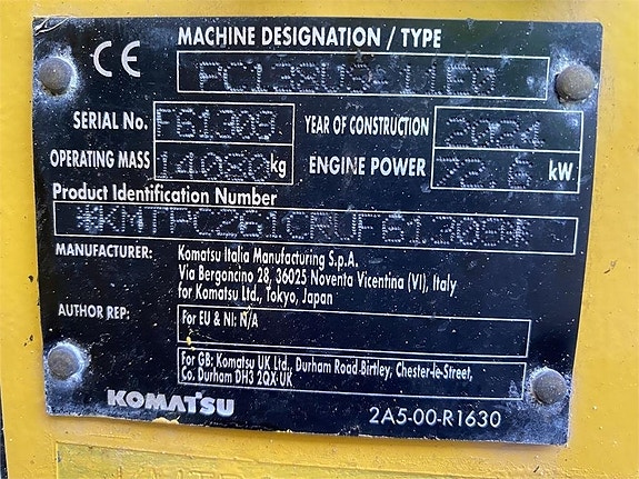 Komatsu PC138US-11EO 12 of 12