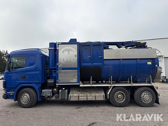 Torrsug Scania R114 GB6x2*4na 380 med sugarm 2 of 6