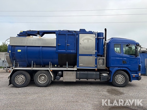 Torrsug Scania R114 GB6x2*4na 380 med sugarm 6 of 6