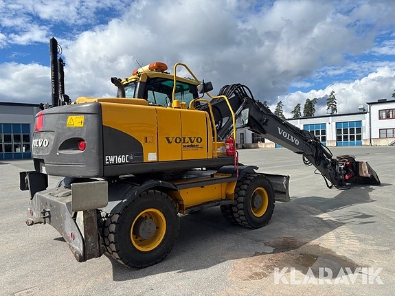Grävmaskin Volvo EW160C med redskap 6 of 6