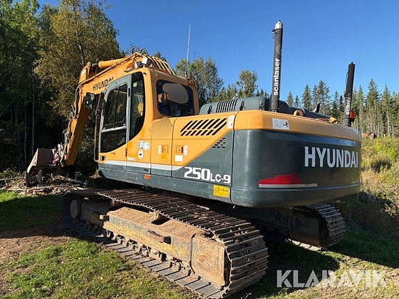 Grävmaskin Hyundai 250 LC-9 inkl redskap och 4 of 6