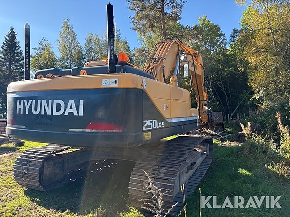 Grävmaskin Hyundai 250 LC-9 inkl redskap och 6 of 6