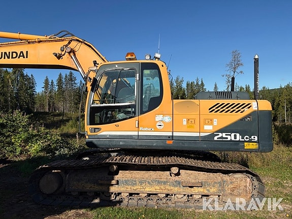 Grävmaskin Hyundai 250 LC-9 inkl redskap och 2 of 6