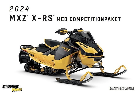 Ski-Doo MXZ X-RS w. Competition package 850 E-TEC Turbo R 137in 3500mm 1.25i