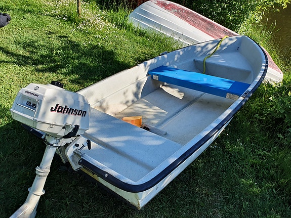 Roddbåt HR 390 med Johnson 3,5 hk 2 of 2