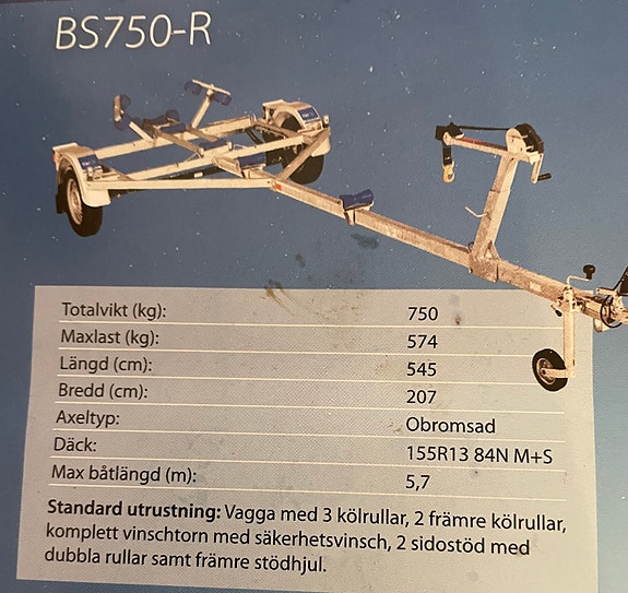 Ockelbo B16 Suzuki 40 hk EU trailer 2 of 4