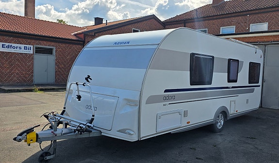 Adria Adora 563 PU Queenbed Solpanel Mover Markis Cykelställ 4 of 19