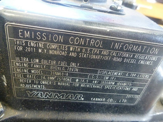 Motor Yanmar 3TNM68-ALH 4 of 5