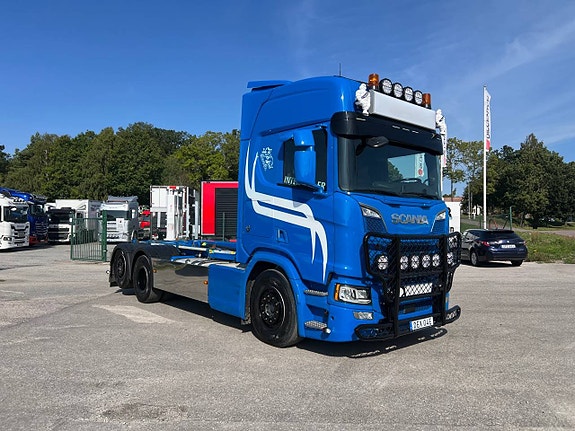 Scania R660 V8 6x2*4 Lastväxlare, ADR, Liftdumper, Euro 6 6 of 12