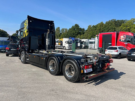 Scania R650 V8 6x4 Tandem Lastväxlare, Kranflak & Liftdumper 3 of 12