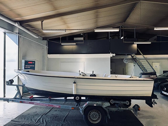 Styrpulpet 4,85 M Yamaha 50hk Autolube Elstart 30 Trailer! 5 of 7