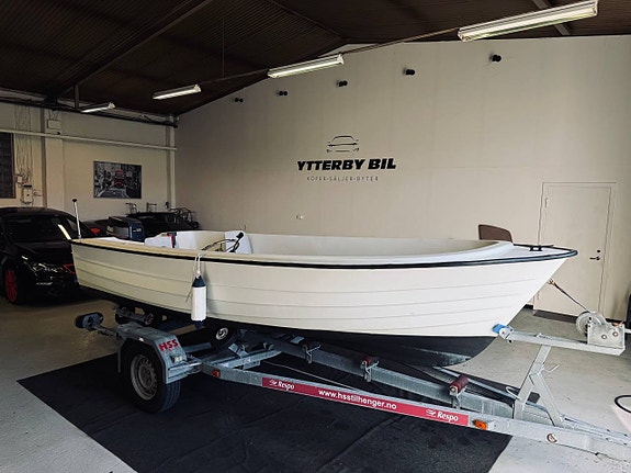 Styrpulpet 4,85 M Yamaha 50hk Autolube Elstart 30 Trailer! 2 of 7