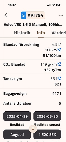 Volvo V50 5 of 10