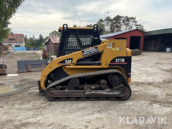 Kompaktlastare Cat 277B 3 redskap 2 of 6